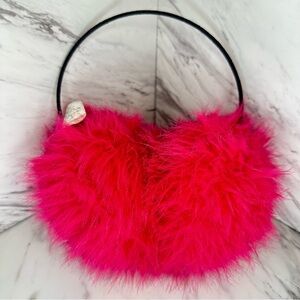 Faux Fur Winter Earmuffs - Warm Winter Ear Covers - Pink - O/S